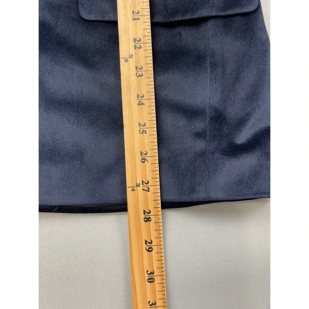 Lauren Ralph Lauren Mens Velvet Blazer Navy Blue 2-Button‎ Sport Coat 38S
